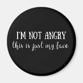 Aimant Drôle, sarcastique, citations introverties (Devant)