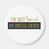 Aimant Drôle, sarcastique, citations introverties (Devant)