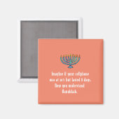 Aimant Drôle Sarcastique Hanoukka Chanukah Citation de té (Recto/Verso)