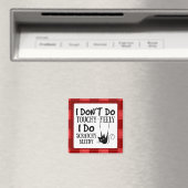 Aimant Drôle Scratching Cat Cartoon Meme (In Situ (Lave-vaisselle))