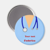 Aimant Drôle Scrubs Infirmières Conception Whimsical (Recto/Verso)