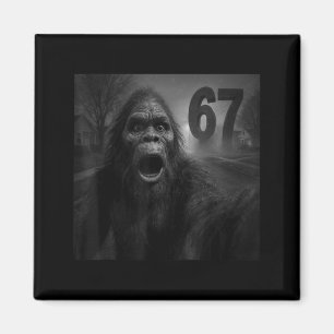 Aimant Drôle Six Sept 6 7 Mème Gen Z Alpha Argot Bigfoot