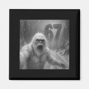 Aimant Drôle Six Sept 6 7 Mème Gen Z Alpha Argot Yeti Se