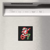Aimant Drôle Six Sept 6 7 Meme Santa Dab Noël Dabbi (In Situ (Lave-vaisselle))