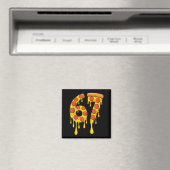 Aimant Drôle Six Sept Zza 67 Numéro (In Situ (Lave-vaisselle))