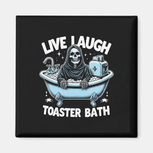 Aimant Drôle Skeleton Halloween Live Rire Toaster Th Des
