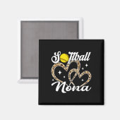 Aimant Drôle Softll Nona Léopard Softll Joueur (Recto/Verso)