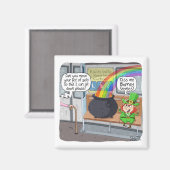 Aimant Drôle St Patrick’s Day Cadeau ou carte - Leprechau (Recto/Verso)