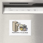 Aimant drôle sur l'organisation (In Situ (Lave-vaisselle))
