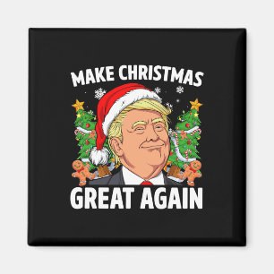 Aimant Drôle Trump 2024 Faire Noël Grande Encore Hommes F