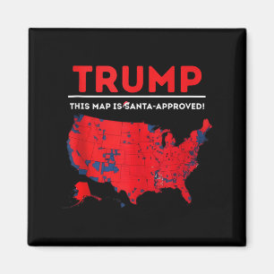 Aimant Drôle Trump Cette Carte Est Approuvée Par Santa Sa