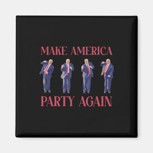 Aimant Drôle Trump Dancing (Devant)