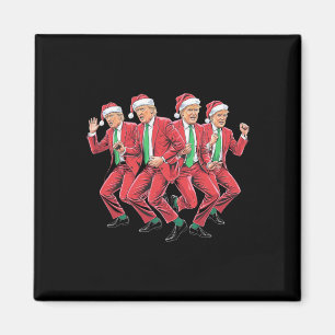Aimant Drôle Trump Danse Santa Claus Noël Noël Noël Noël
