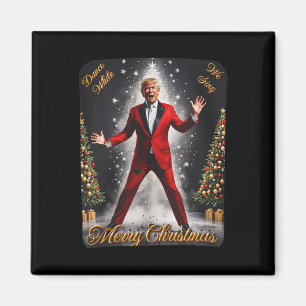 Aimant Drôle Trump Danse Santa Claus Noël Noël Noël Noël