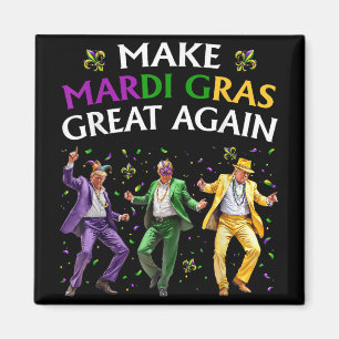 Aimant Drôle Trump Danser Rendre sa grandeur à Mardi Gras