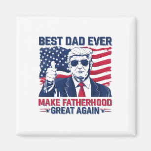 Aimant Drôle Trump Fête des Pères Meilleur Papa Pour Gran
