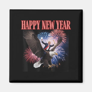 Aimant Drôle Trump Joyeux Nouvel An 2025 Nous Avons Fait
