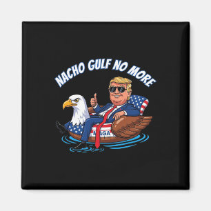 Aimant Drôle Trump Nacho Golf Fini 2025 Patriotique Aigl