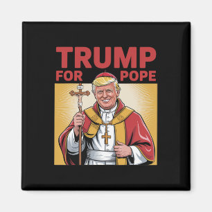 Aimant Drôle Trump Pour Pope Équipement Catholique Vatica