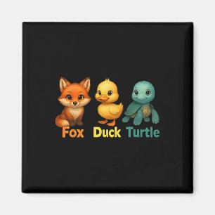Aimant Drôle Trump subtil Fox Duck Turtle mignonne Animal