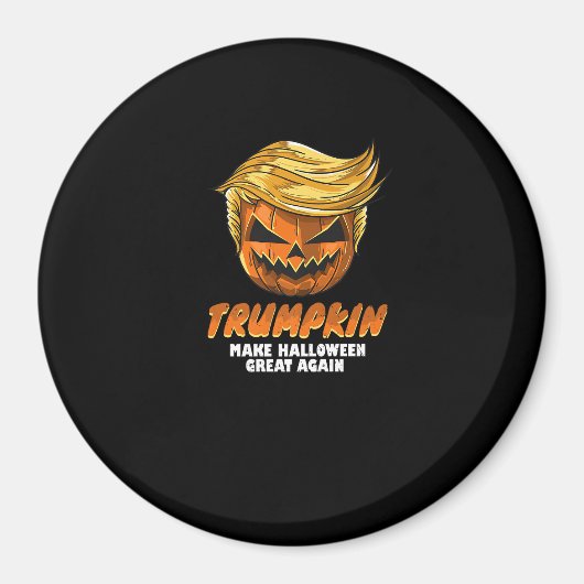 Aimant Drôle Trumpkin rendre Halloween grande encore Easy (Devant)