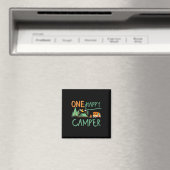 Aimant Drôle Un Joyeux Camper Vacances Été Correspondant (In Situ (Lave-vaisselle))