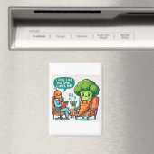 Aimant Drôle Vegetable Therapy Cartoon (In Situ (Lave-vaisselle))
