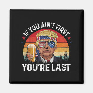 Aimant Drôle Vintage 4 juillet Donald Trump Qui Me Boit