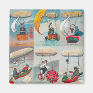 Aimant drôles de machines à air steampunk wacky invention