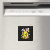 Aimant Drôles D'oeufs Doux Et Visage De Lapin Joyeuse Fêt (In Situ (Lave-vaisselle))