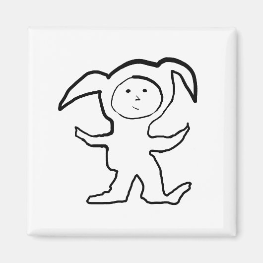 Aimant Droopy Oars par Cussdum Designs (Devant)