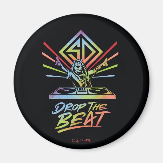 Aimant Drop the Beat : DJ Scooby-Doo (Devant)