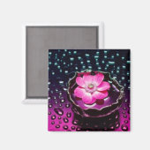 Aimant Droplets floraux (Recto/Verso)
