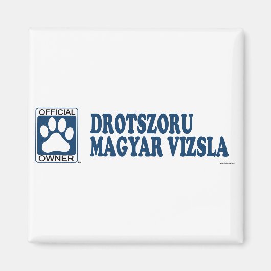 Aimant Drotszoru Magyar Vizsla bleu (Devant)
