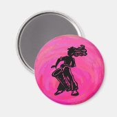 Aimant Drum Boogie Nights New York Hot Pink (Recto/Verso)