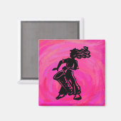 Aimant Drum Boogie Nights New York Hot Pink (Recto/Verso)