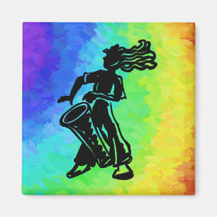 Aimant Drum New York Boogie Nights Rainbow