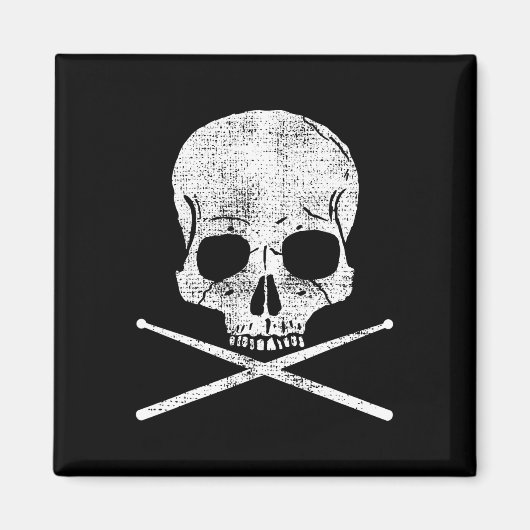 Aimant Drummer Métal Tambour Vintage Set Tambons Gi (Devant)