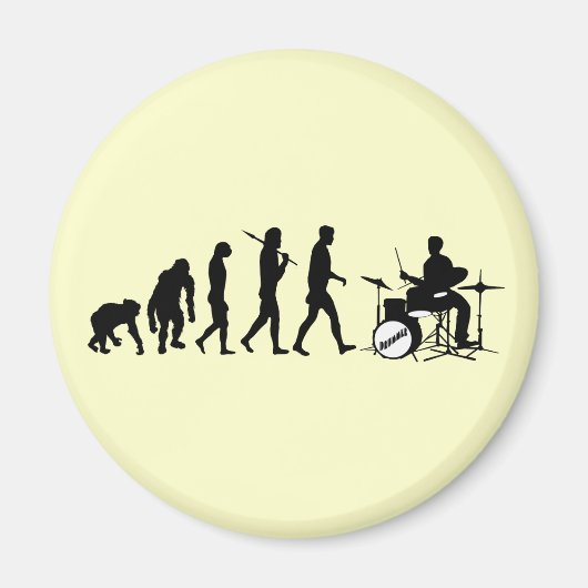 Aimant Drummer Rock Music et Drummer Jazz Dubstep (Devant)