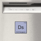 Aimant Ds - Sergent d'Exercice Chimie Élément Symbole Tee (In Situ (Lave-vaisselle))