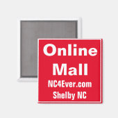 Aimant du centre commercial en ligne (Recto/Verso)