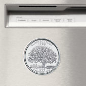 Aimant du Connecticut State Quarter 1999 (In Situ (Lave-vaisselle))