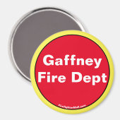 Aimant du détecteur de feu Gaffney (Recto/Verso)
