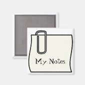 Aimant du détenteur de note (Recto/Verso)