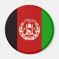 aimant du drapeau afghan