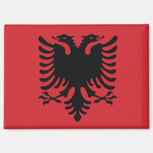 aimant du drapeau albanais
