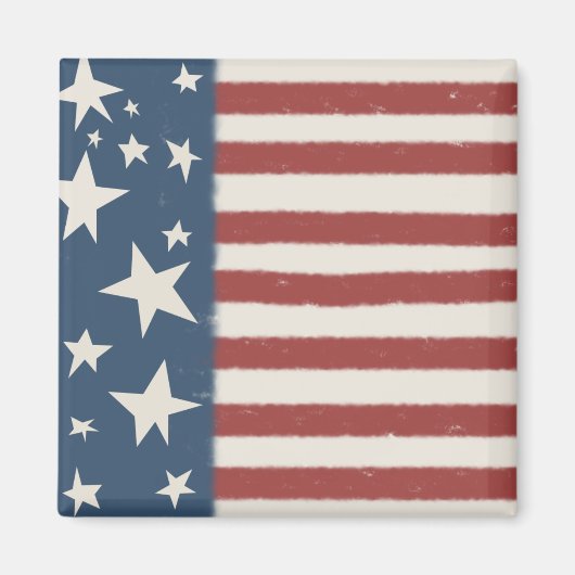 Aimant du drapeau américain (Devant)
