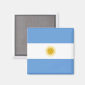 Aimant du drapeau argentin (Recto/Verso)