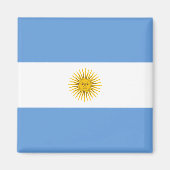 Aimant du drapeau argentin (Devant)