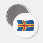 Aimant du drapeau d'Aland (Recto/Verso)
